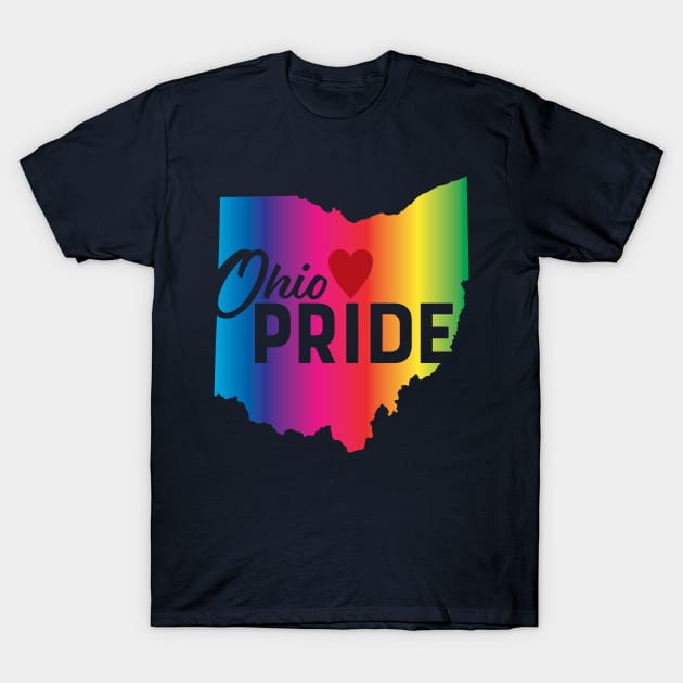 Ohio LGTBQ Pride T-Shirt by OHYes